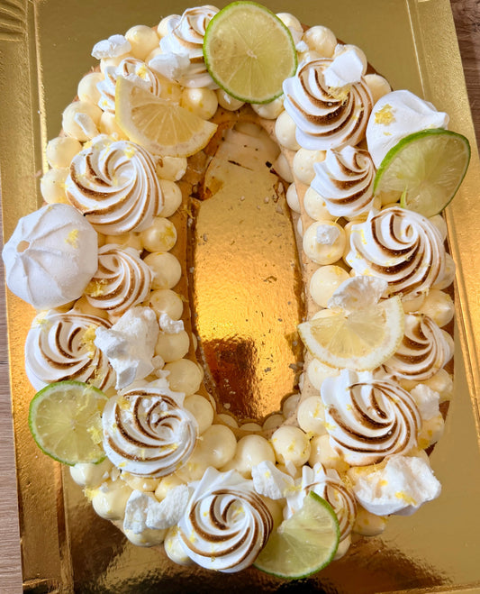 Number Cake Citron Meringuée