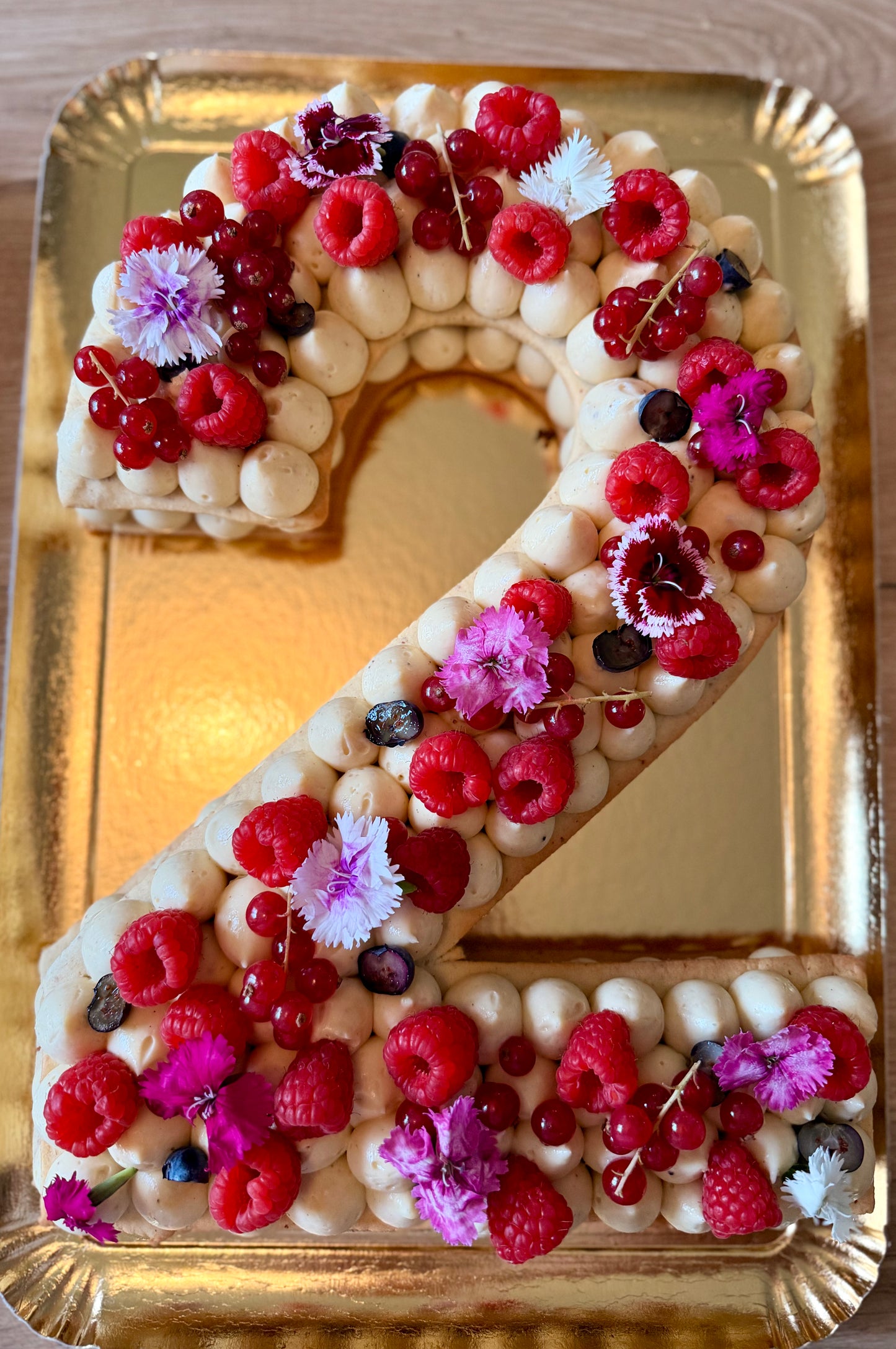 Number Cake Vanille, Fruits Rouges